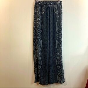 MICHAEL KORS SZ 2 Bandana Style Side Design Palazzo Wide Leg  Pants